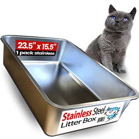 stainless steel enclosed cat litter box|stainless steel litter box benefits.